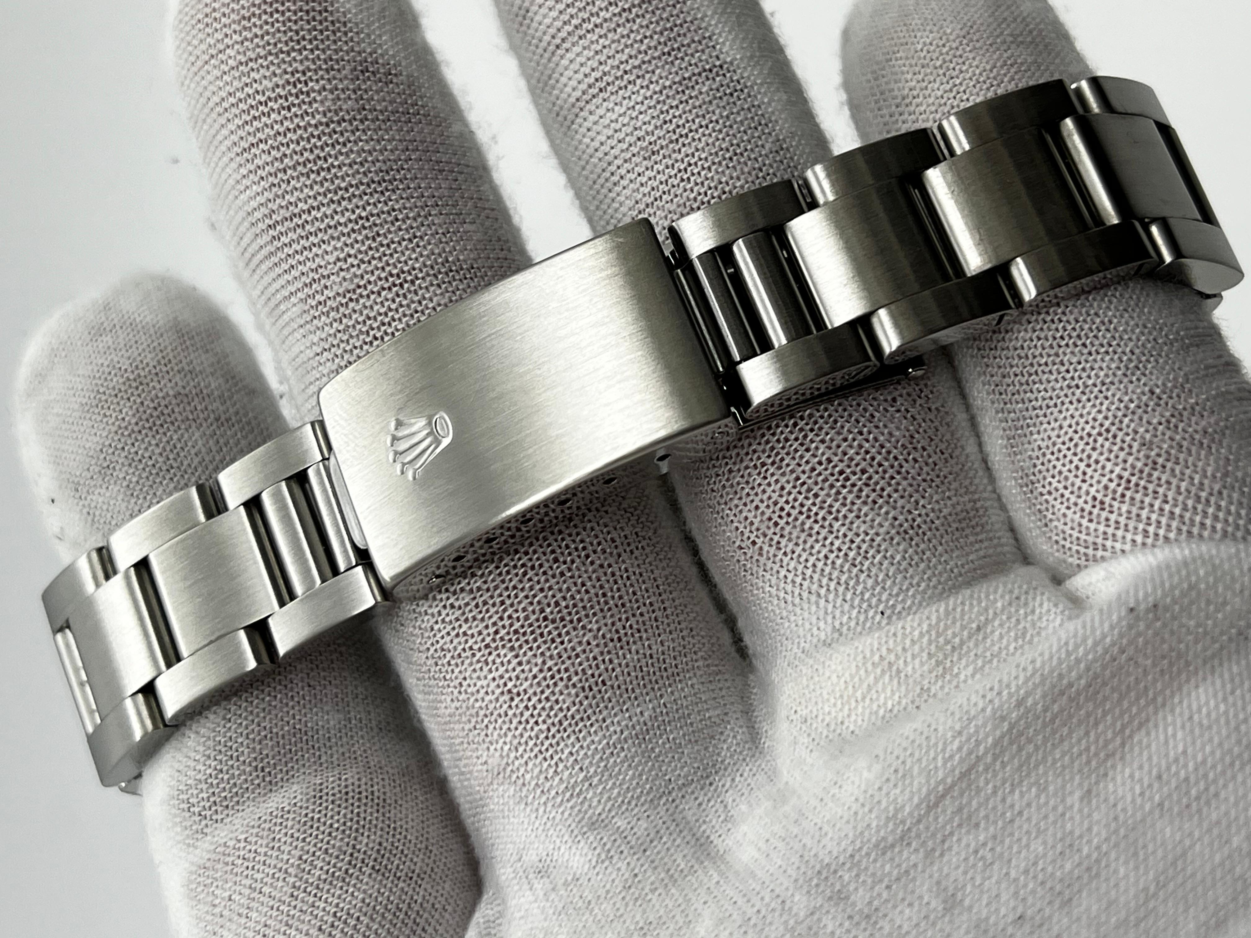Rolex 16200 Datejust Blaues römisches Zifferblatt Edelstahl Box Papier 2004 1