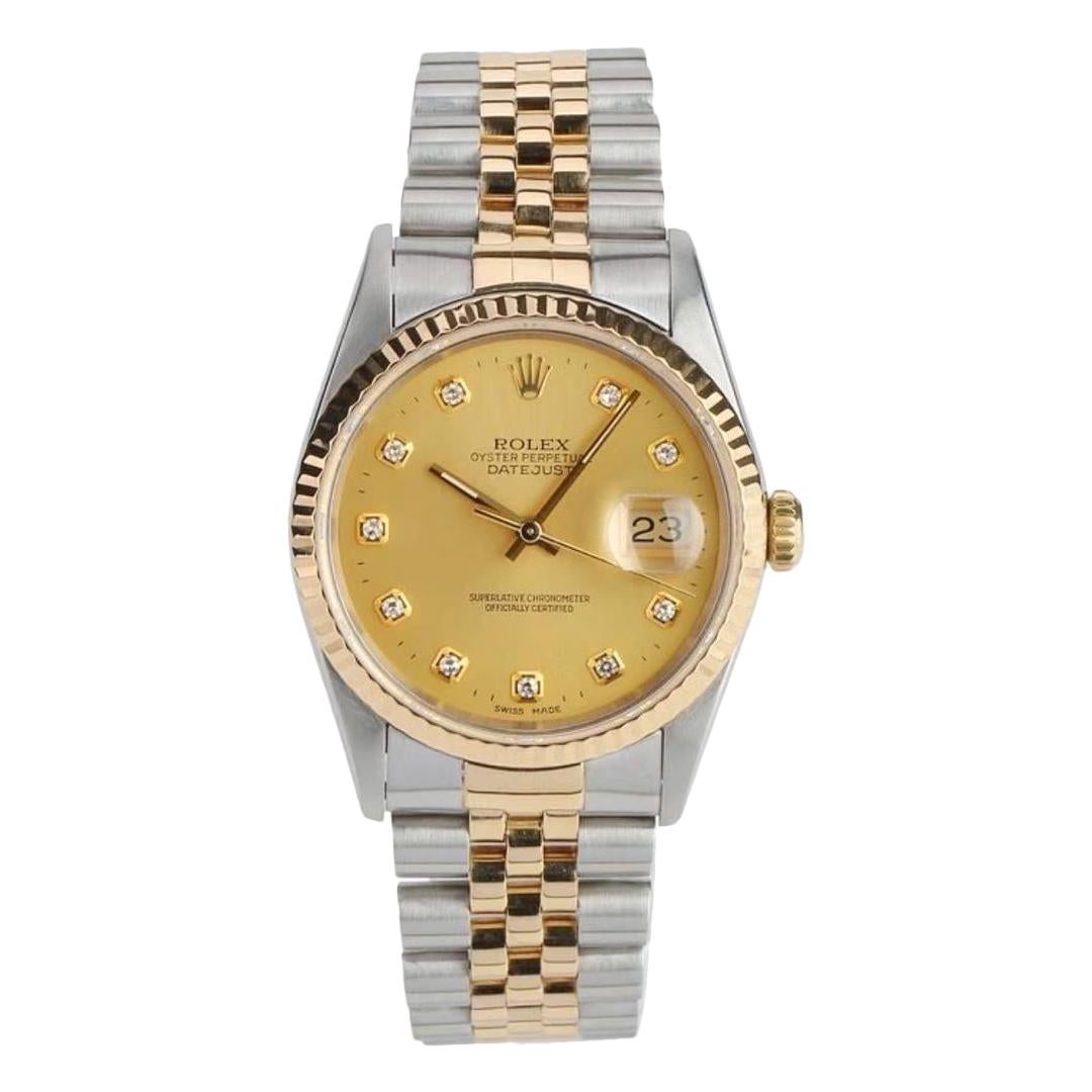 Rolex 16233 Datejust S238568 18k Gold and Steel Automatic Watch