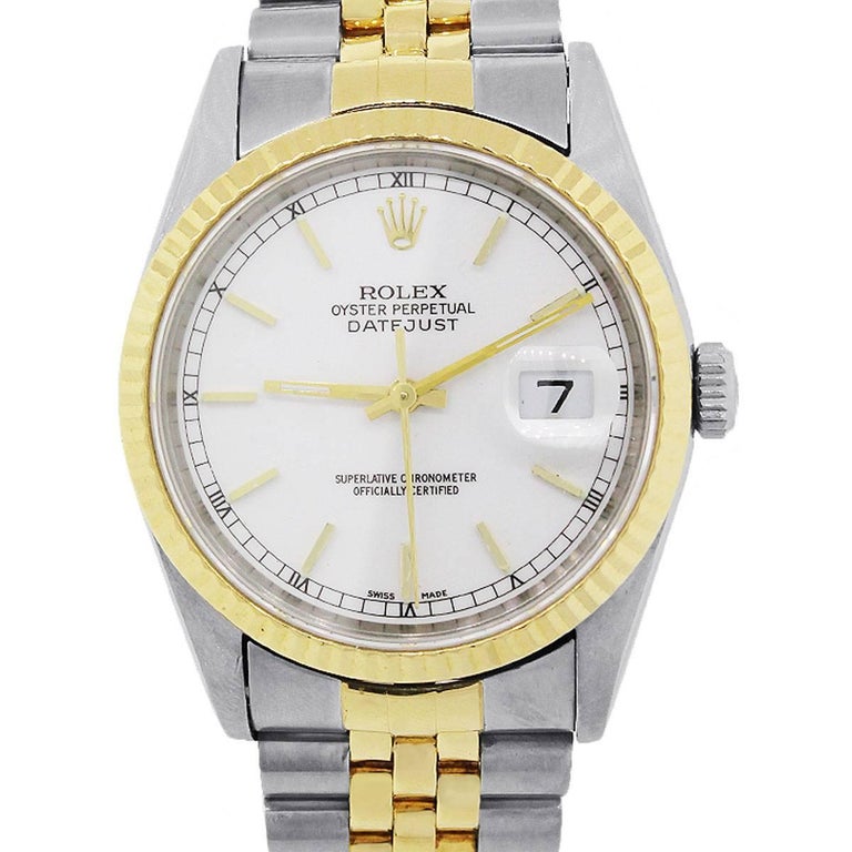 rolex datejust 16233 two tone