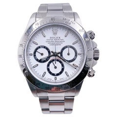 Rolex 16520 Daytona White Dial Stainless Steel Box Papers