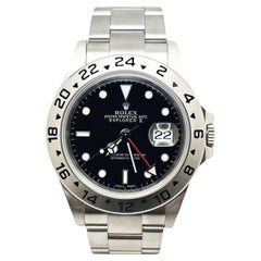 Used Rolex 16570 Explorer II Black Dial Stainless Steel Box Paper 2004