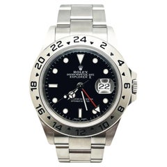 Rolex 16570 Explorer II Quadrante Nero Acciaio Inox Scatola 2004