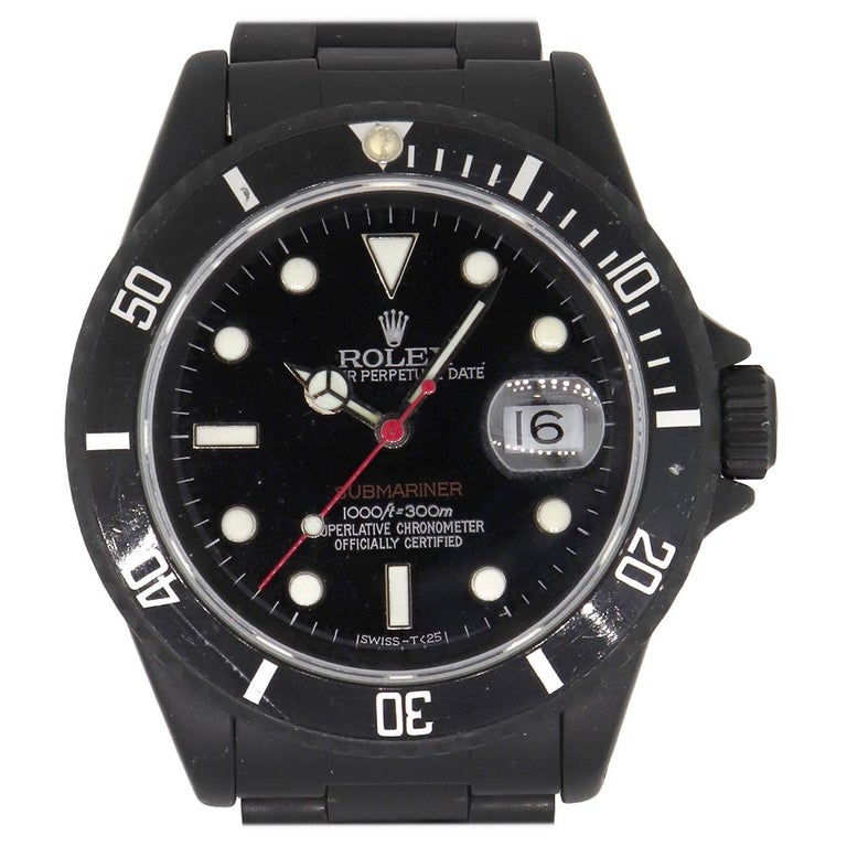 Rolex 16610 PVD All Black Submariner Watch at 1stDibs buy rolex submariner 2020, new rolex