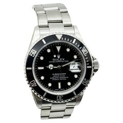 Rolex 16610 Submariner Date Quadrante Nero Acciaio Inox 2005 Carta Scatola