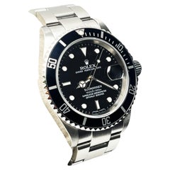 Rolex 16610 Submariner Date M Series Schwarzes Zifferblatt Edelstahl 2007 Box Papiere