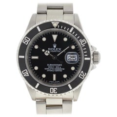 Rolex 16610 Submariner Stainless Steel Black Dial Automatic Watch