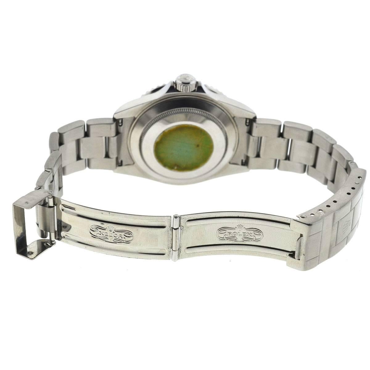 Rolex Stainless Steel Kermit Submariner Automatic Wristwatch Ref 16610LV 1
