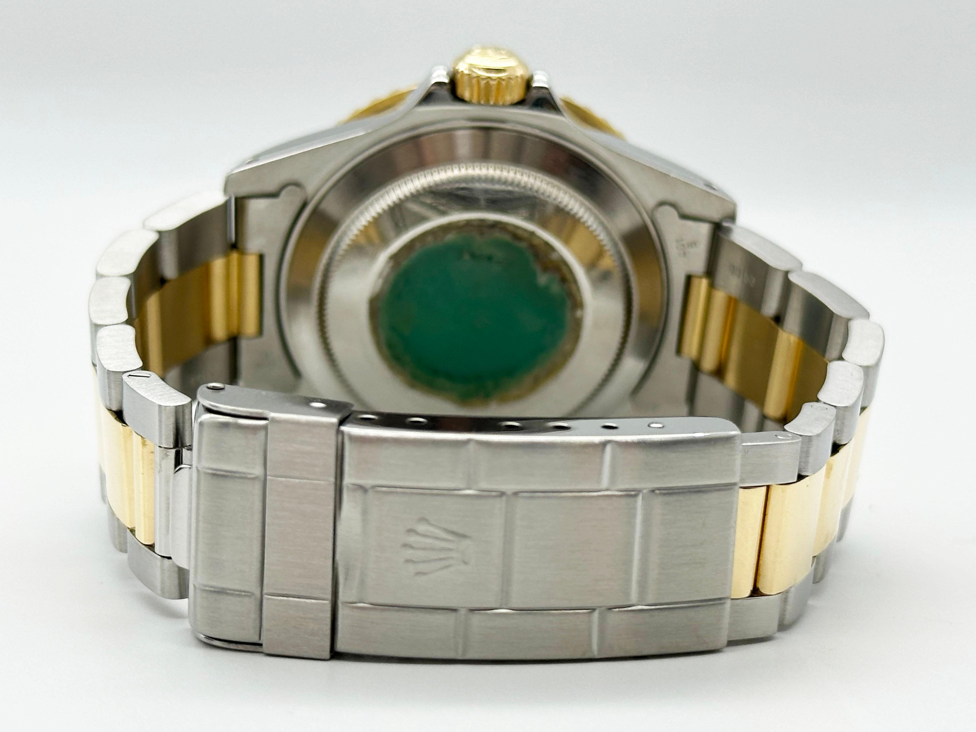 Rolex 16613 Submariner 18K Gelbgold Edelstahl Schwarz 40mm 1