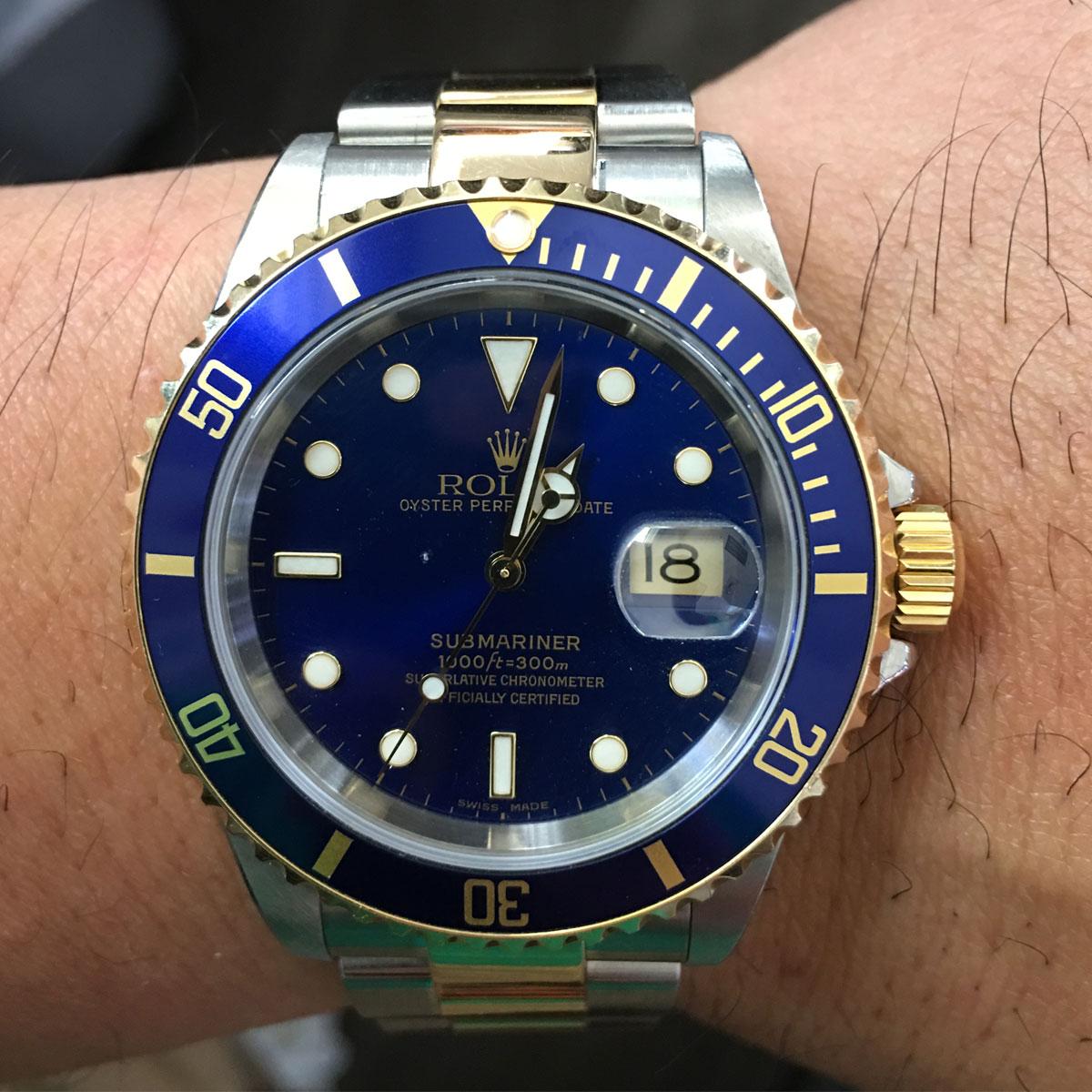 Rolex 16613 Submariner Watch 2