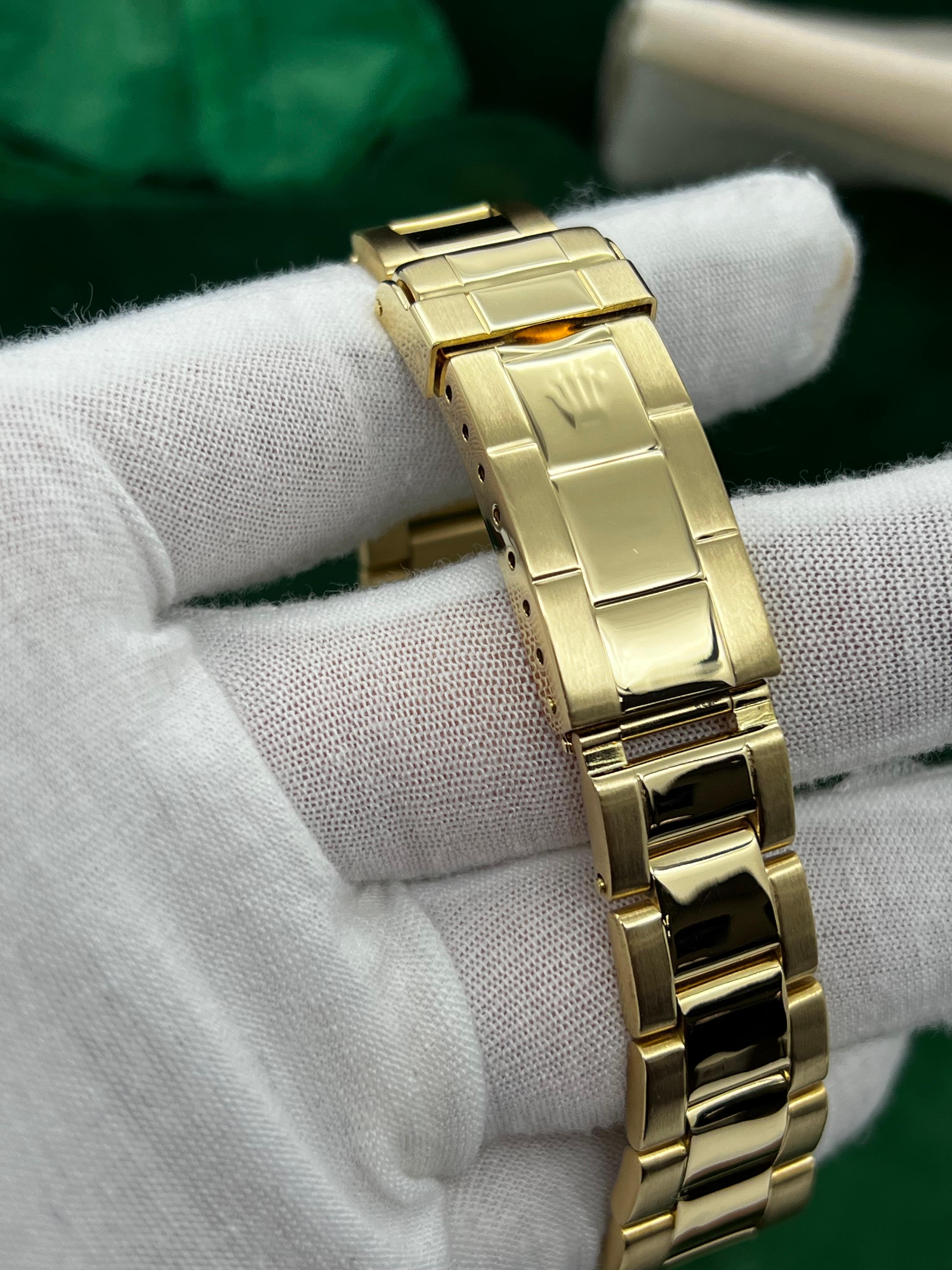 Rolex Submariner 16618 Blue Dial 18K Yellow Gold Original Box 4