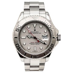 Rolex 16622 Yacht Master 40mm Platinum Dial Platinum Bezel Stainless Steel 2006