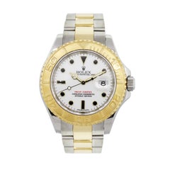 Rolex 16623 Yachtmaster Two-Tone White Dial Wristwatch