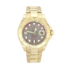 Rolex 16628 Yacht-Master Tahitian Mother of Pearl Dial Watch