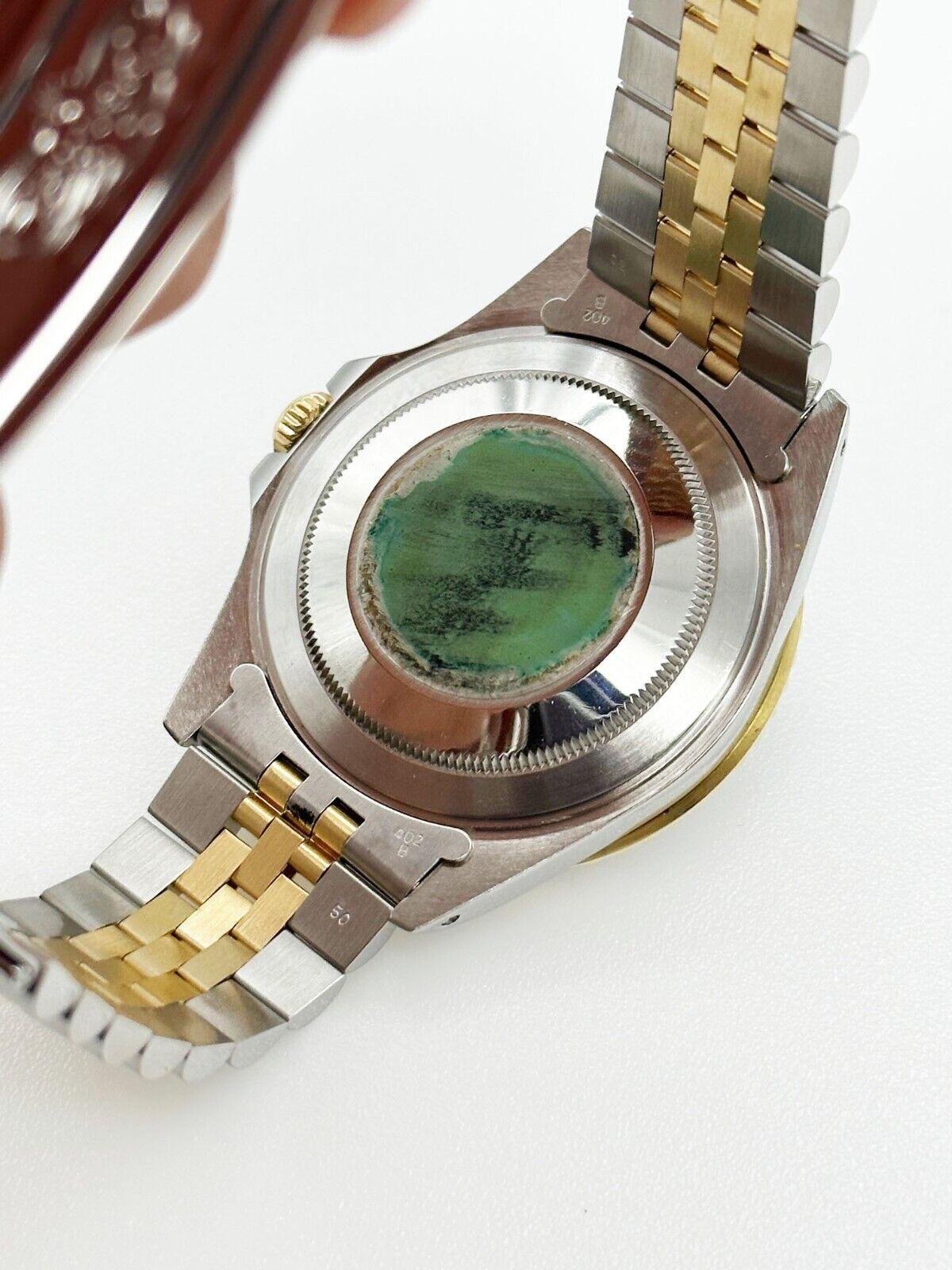 Rolex 16713 GMT Master II 18k Gelbgold Edelstahl Jubiläumsring aus Edelstahl 1