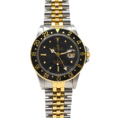 Rolex 16753 Nipple Dial Two-Tone GMT-Master Jubilee Bracelet Watch