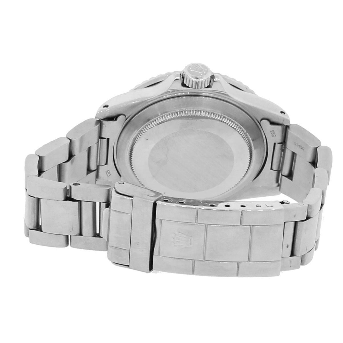 Rolex 16800 Stainless Steel Black Dial Submariner Gents Wristwatch 1