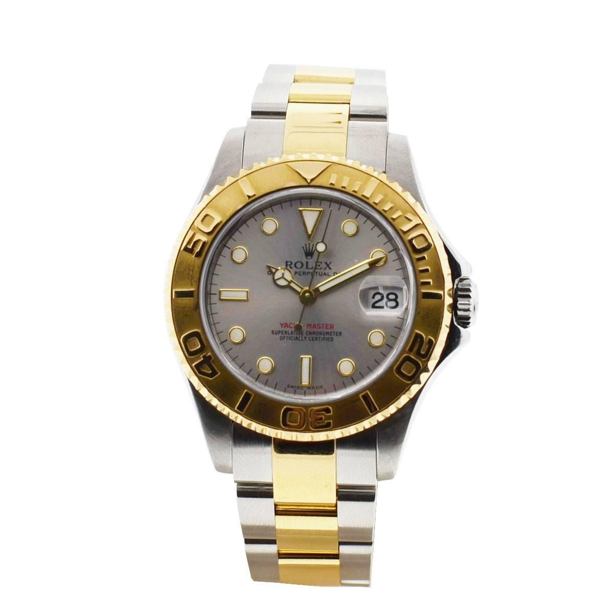 Rolex 168623 Yachtmaster Two-Tone Mid Size Automatic Watch