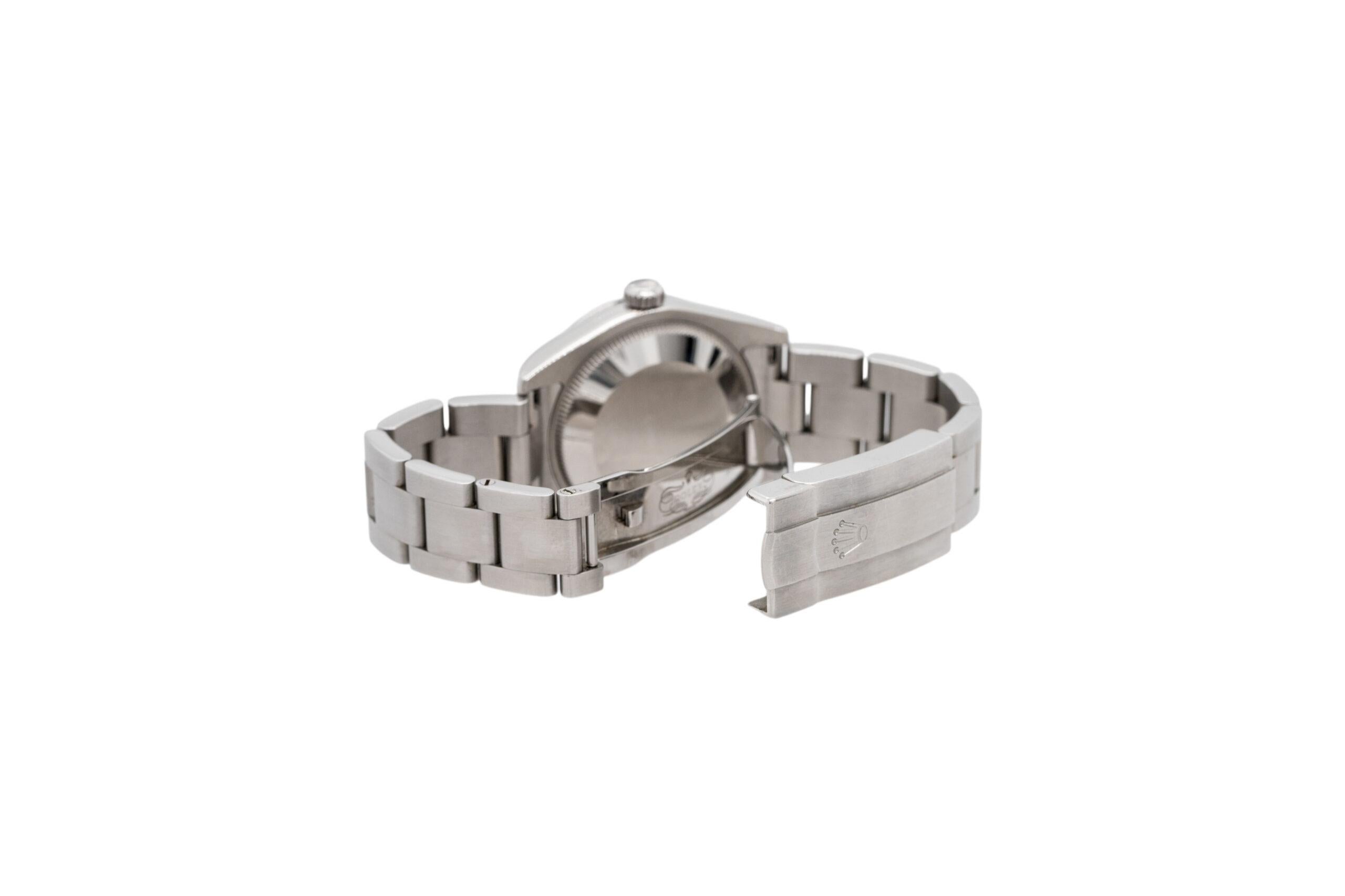Rolex 177200 Oyster Perpetual Traube römisches Zifferblatt Uhr im Angebot 3