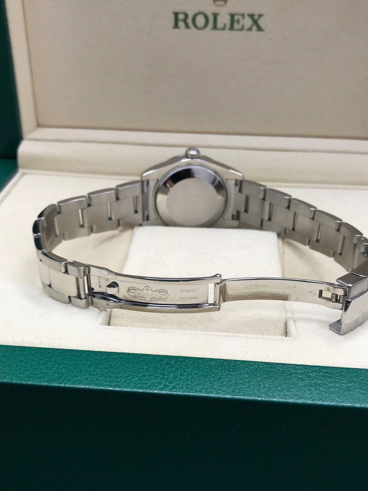 Rolex 178344 Midsize Datejust Steel Diamond Bezel and Dial Box Papers, 2016 In Excellent Condition In San Diego, CA