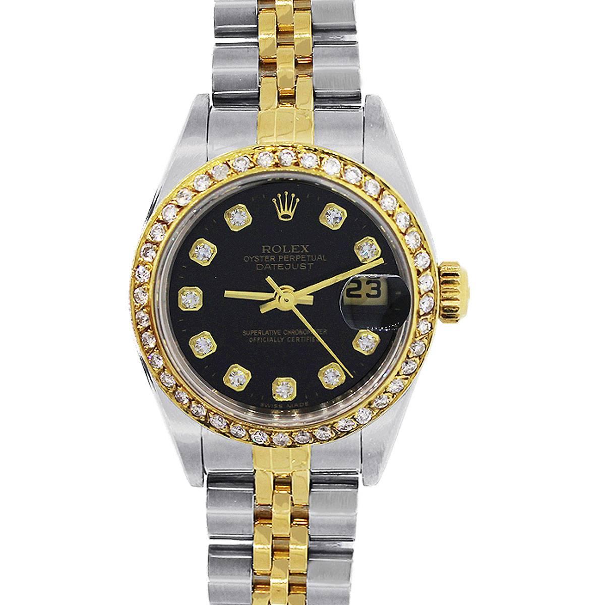 Rolex 179173 Datejust Diamond Dial Ladies Watch