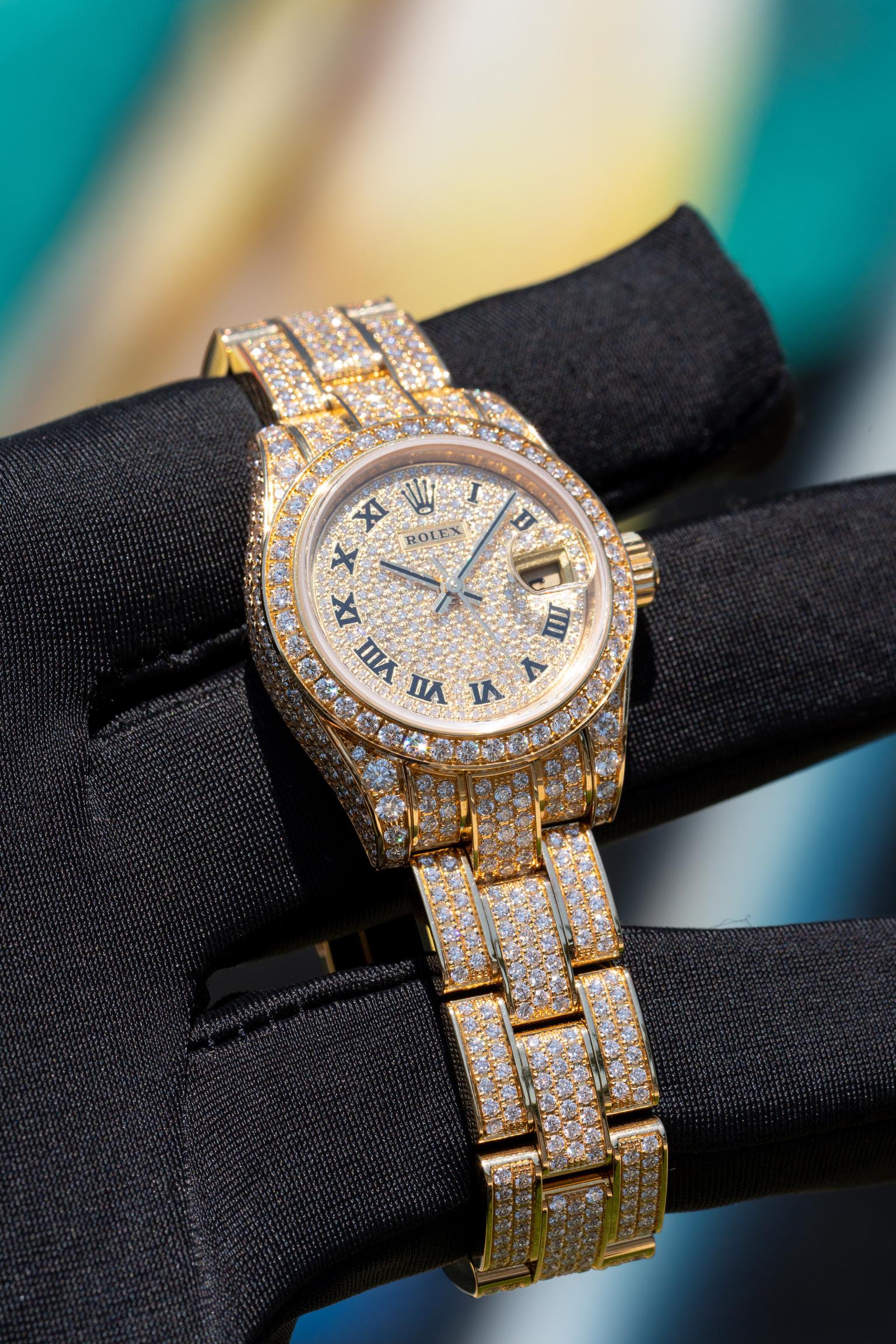 Rolex 179458 Datejust Tutti gli orologi di fabbrica con diamanti 18 carati in stock in vendita 6