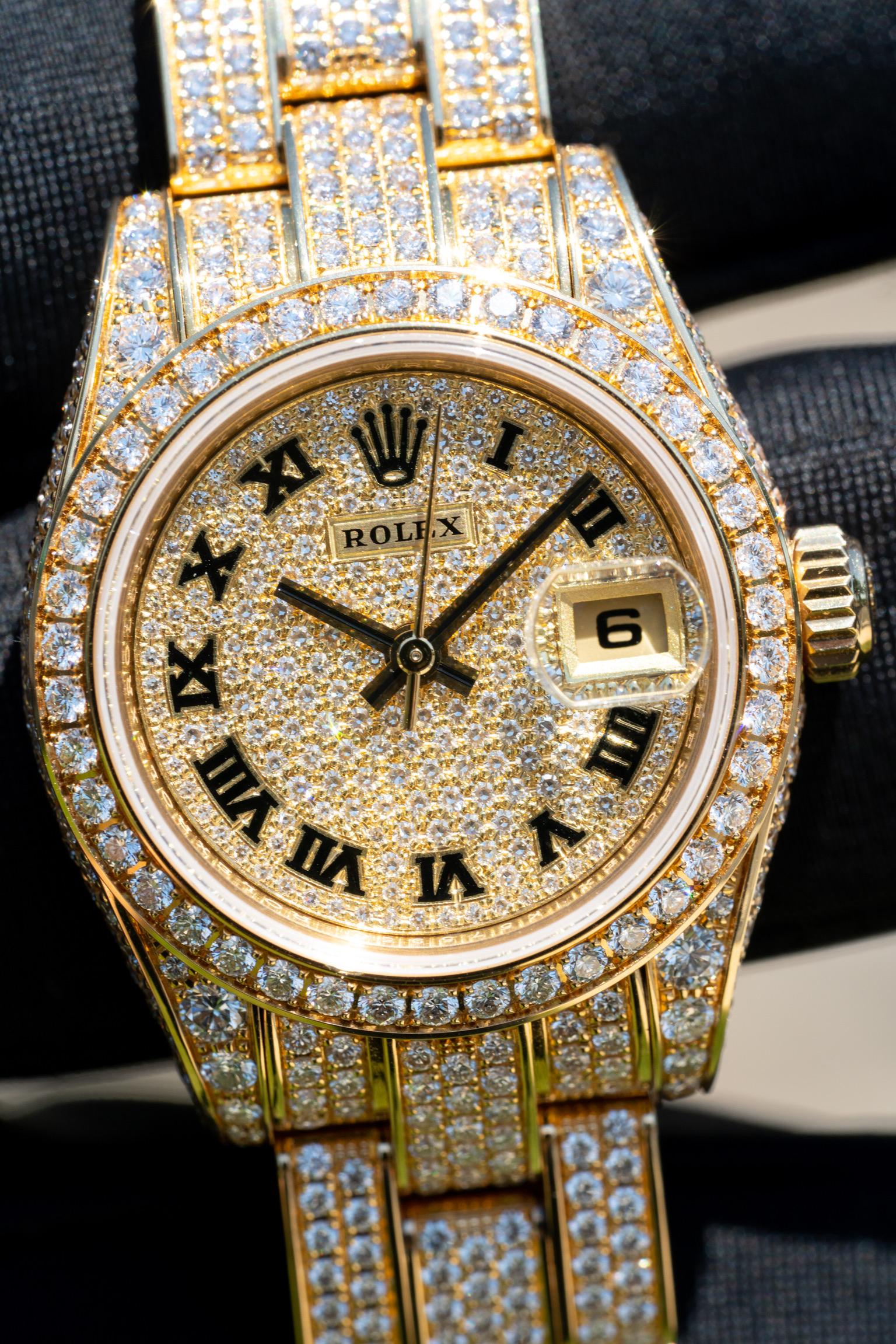 Rolex 179458 Datejust Tutti gli orologi di fabbrica con diamanti 18 carati in stock in vendita 2
