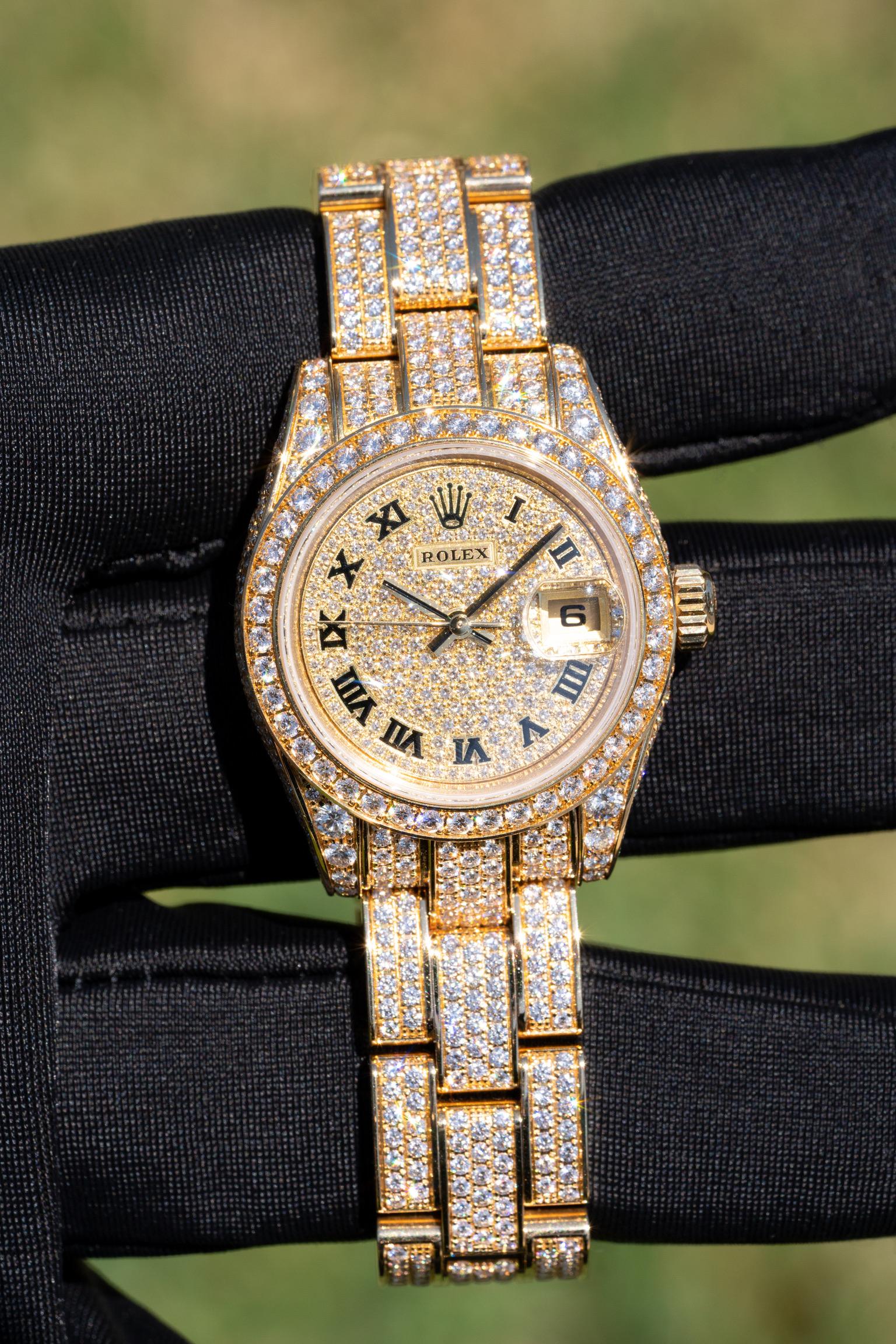 Rolex 179458 Datejust Tutti gli orologi di fabbrica con diamanti 18 carati in stock in vendita 3