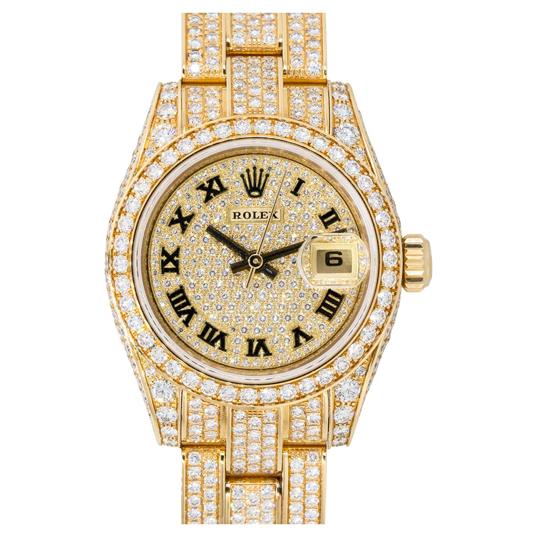 rolex all diamond