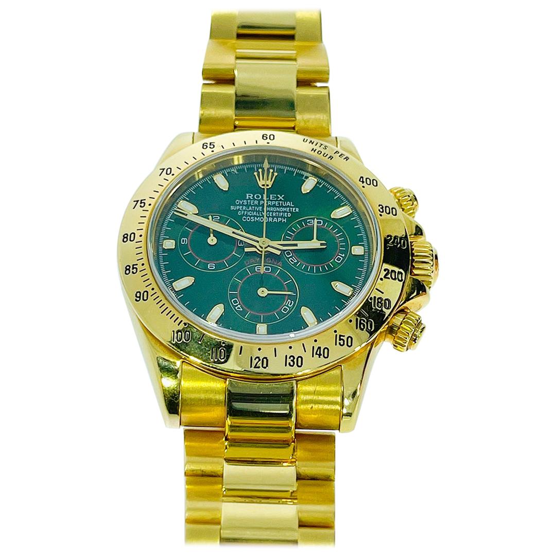 Rolex 18 K Yellow Gold Daytona SN Y335206 Watch For Sale