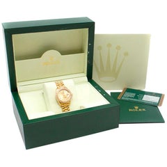 Used Rolex 18 Karat Diamond Oyster Perpetual Datejust Watch
