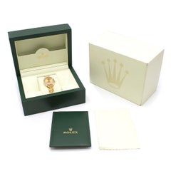 Rolex 18 Karat Diamond Oyster Perpetual Datejust Watch