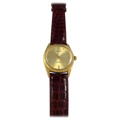 Vintage Rolex 18 Karat Yellow Gold Oyster Perpetual Oversize Watch, 1960s