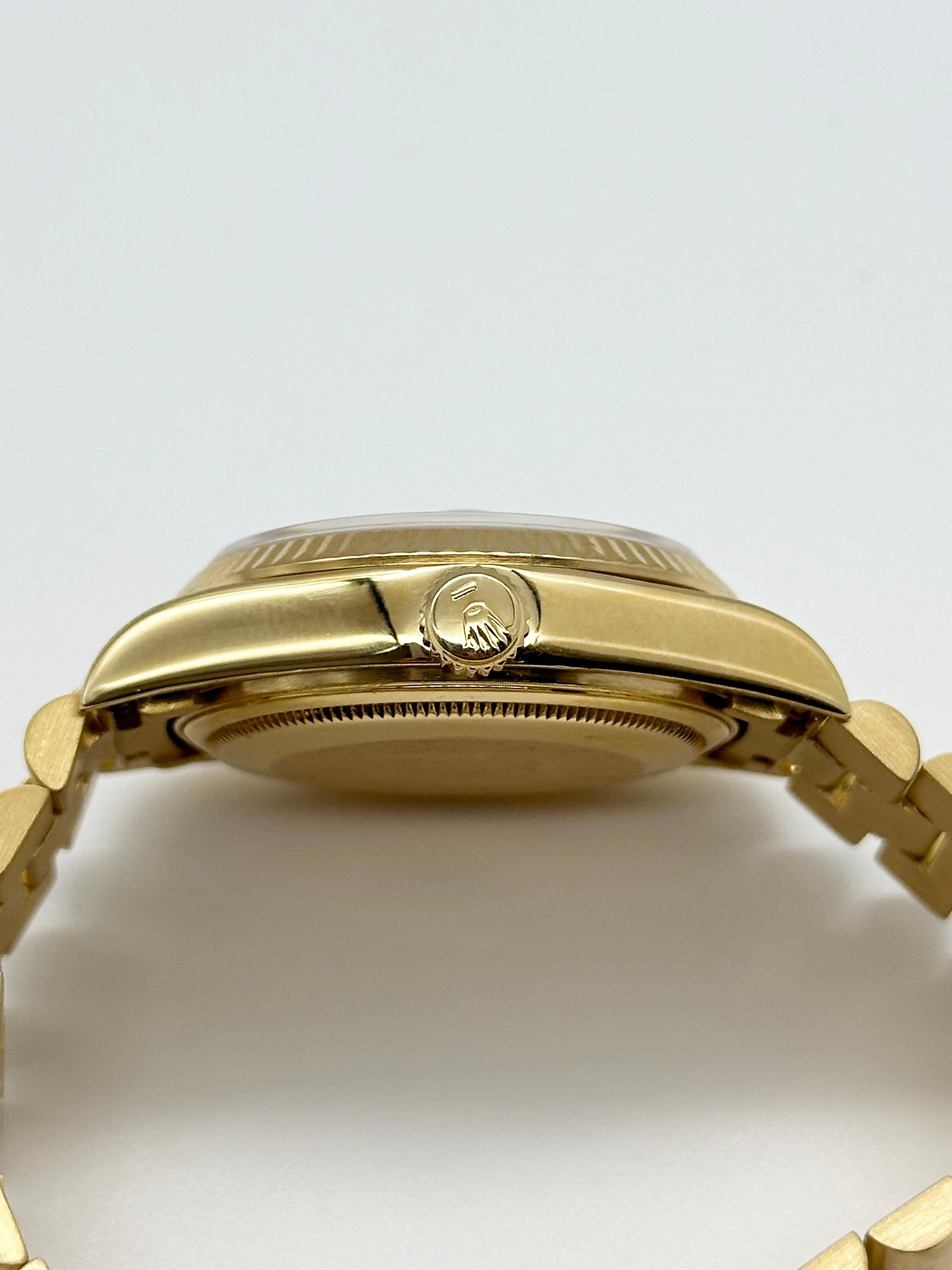 Men's Rolex 18038 President Day Date 36mm Champagne Dial 18K Yellow Gold