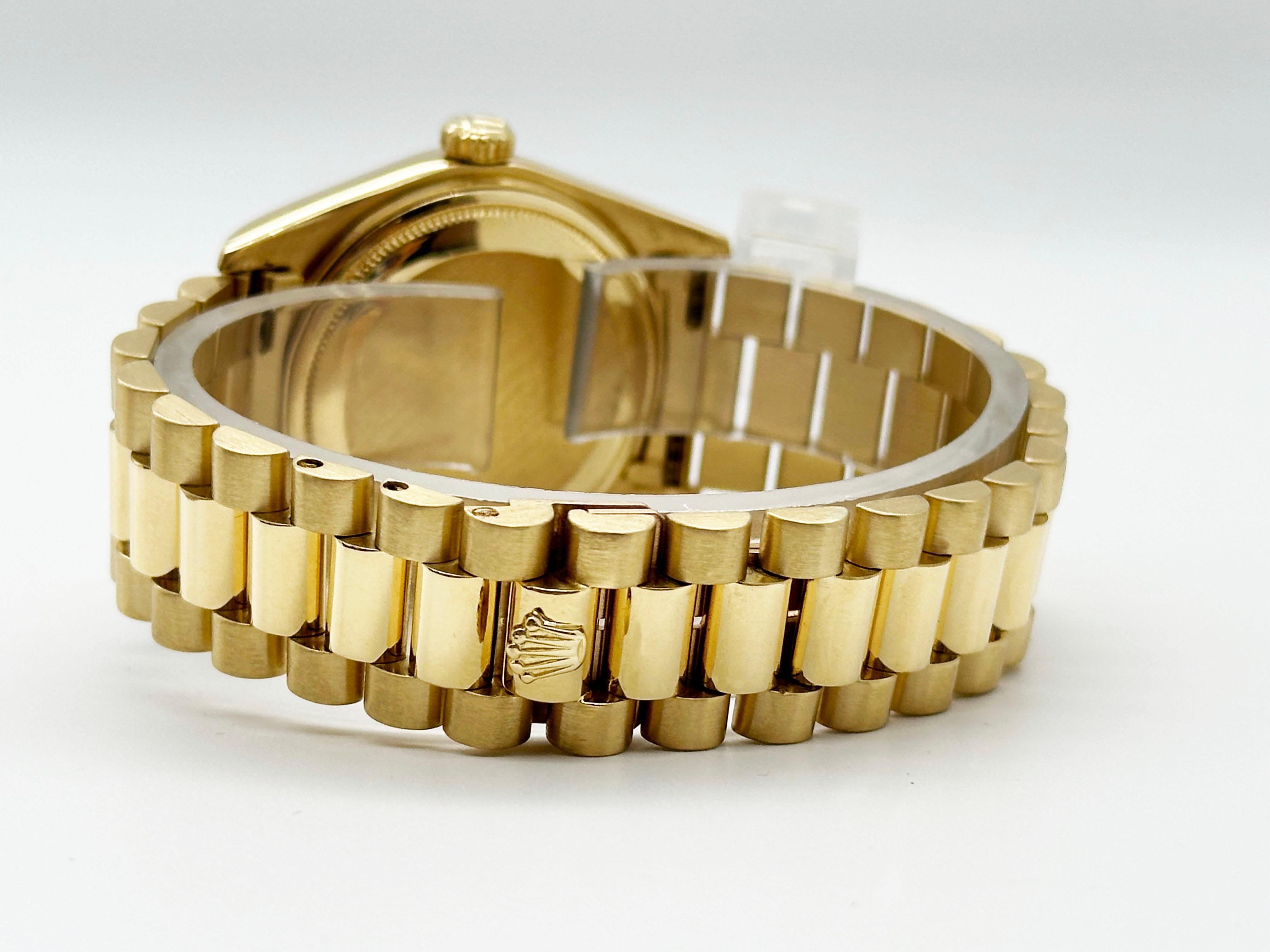 Rolex President Day Date 18038 36mm Champagne Dial 18K Yellow Gold 1