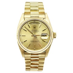 Rolex President Day Date 18038 36mm Champagne Dial 18K Yellow Gold