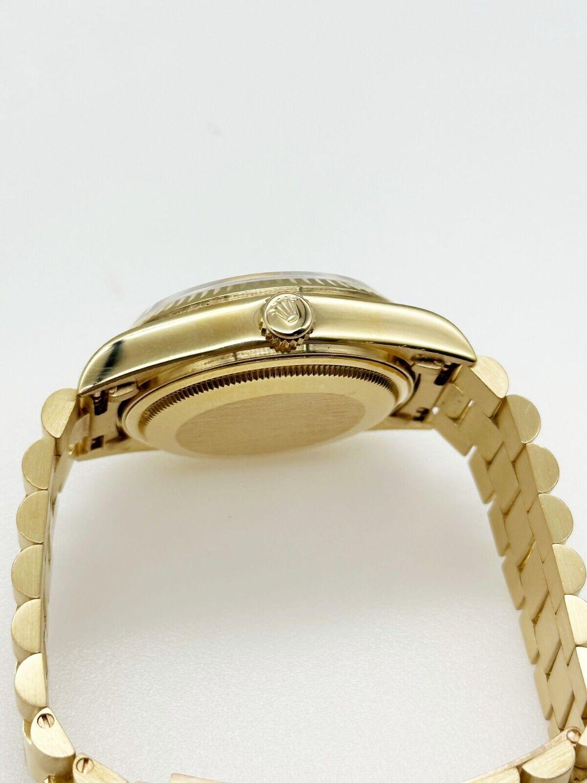 Rolex 18038 President Day Date Champagne Dial 18K Yellow Gold In Excellent Condition For Sale In San Diego, CA