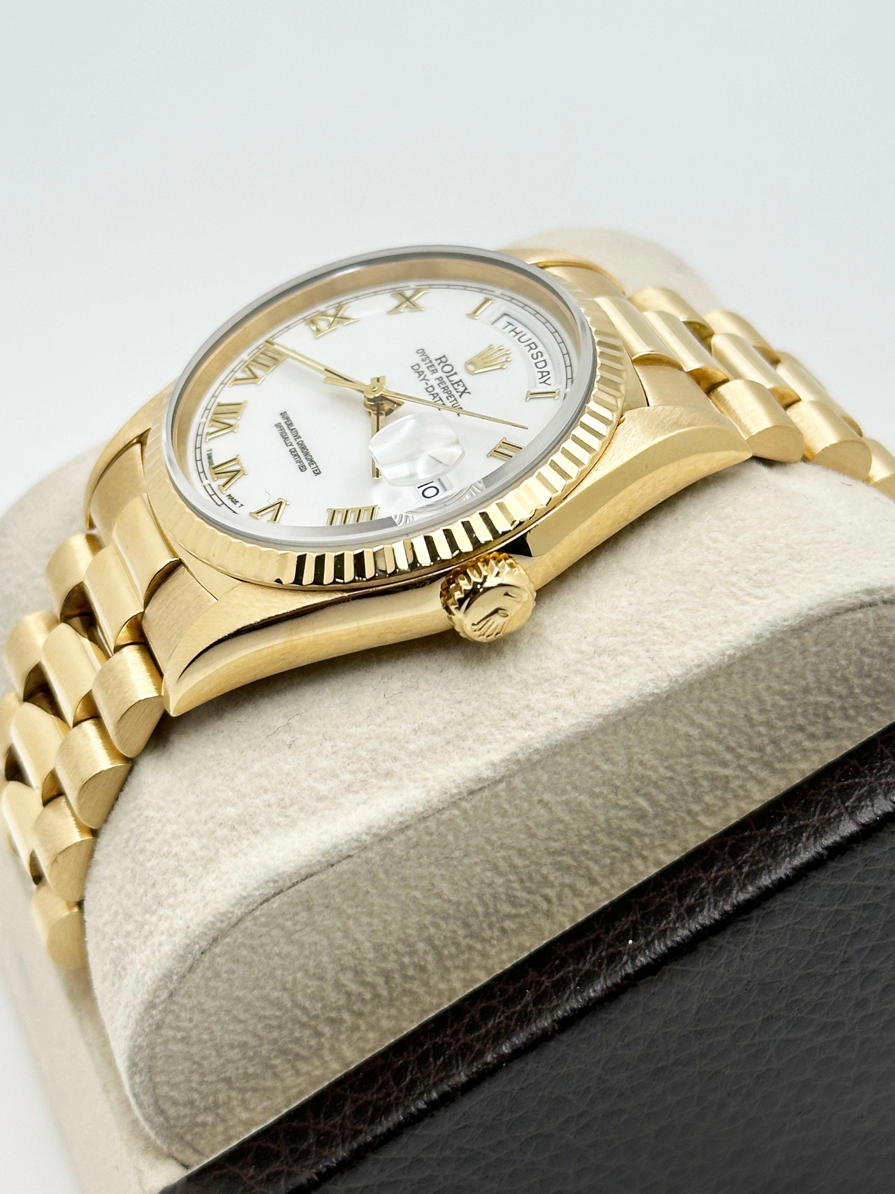 18 karat gold presidential rolex