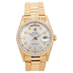 Rolex 18238 Presidential Day-Date 36mm Watch with Aftermarket Enhancements