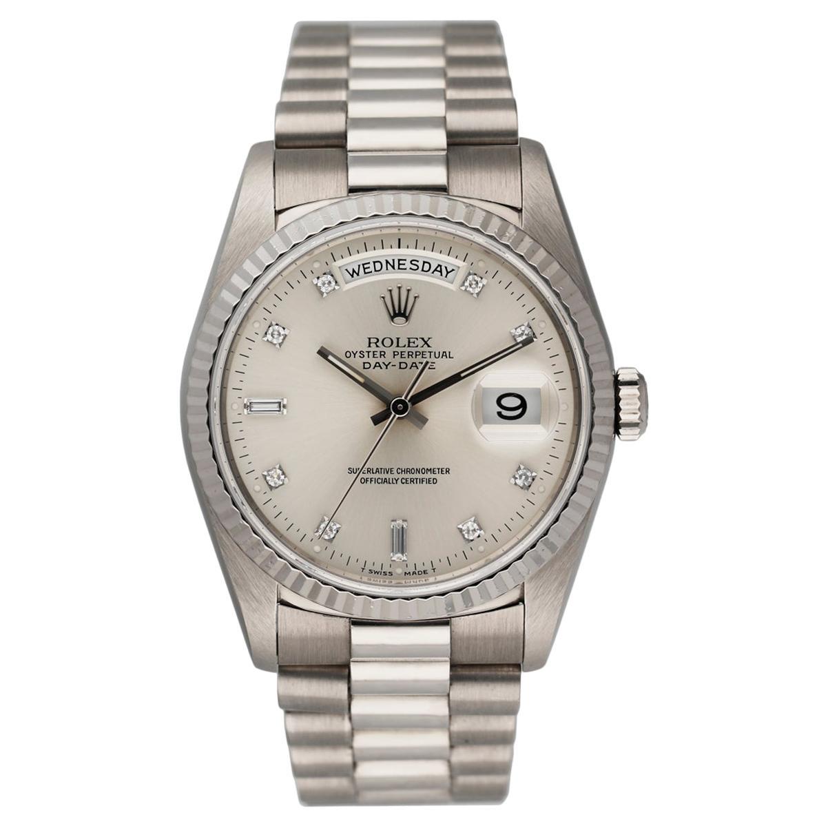 rolex 18239 white gold