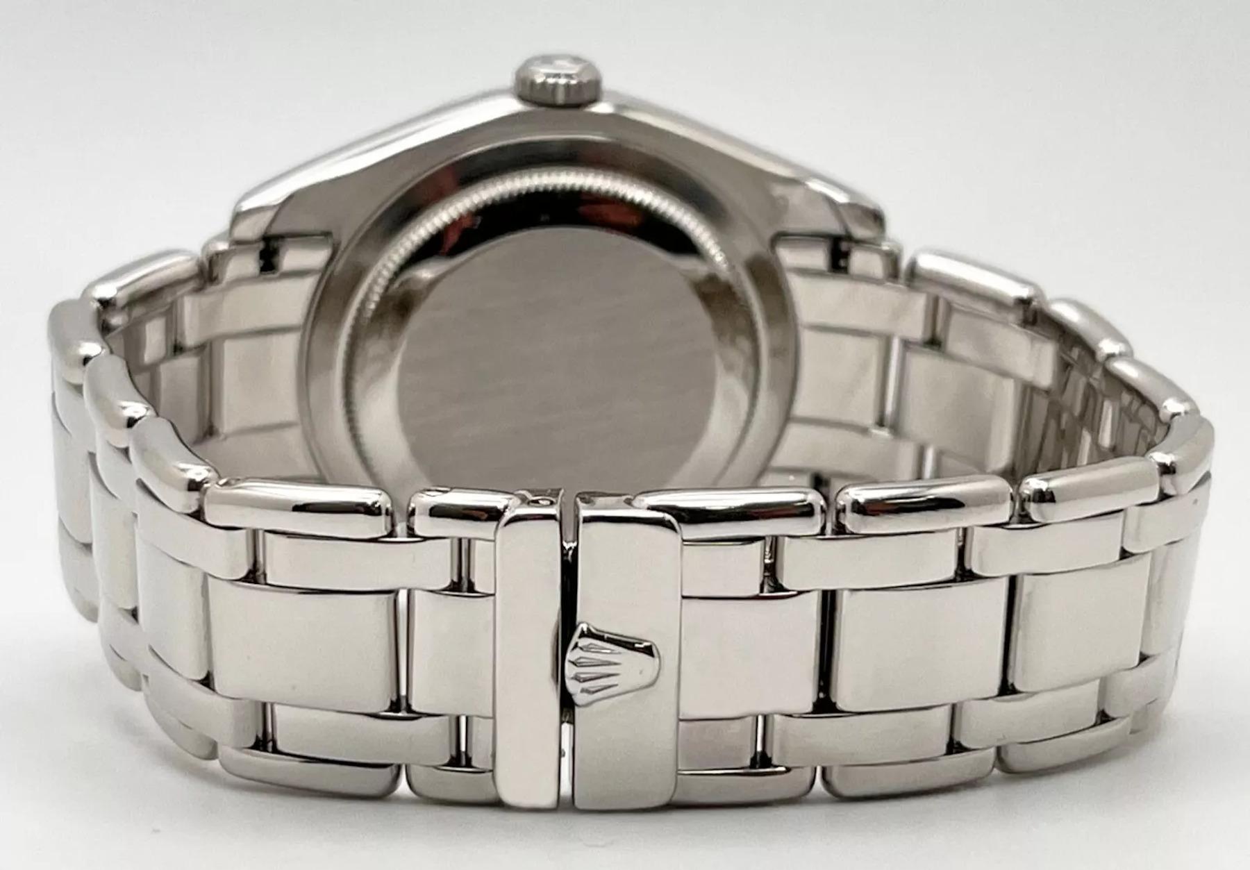 Rolex 18946 Day Date Platin Masterpiece 39mm Fabrik Diamant Lünette & Zifferblatt für Damen oder Herren