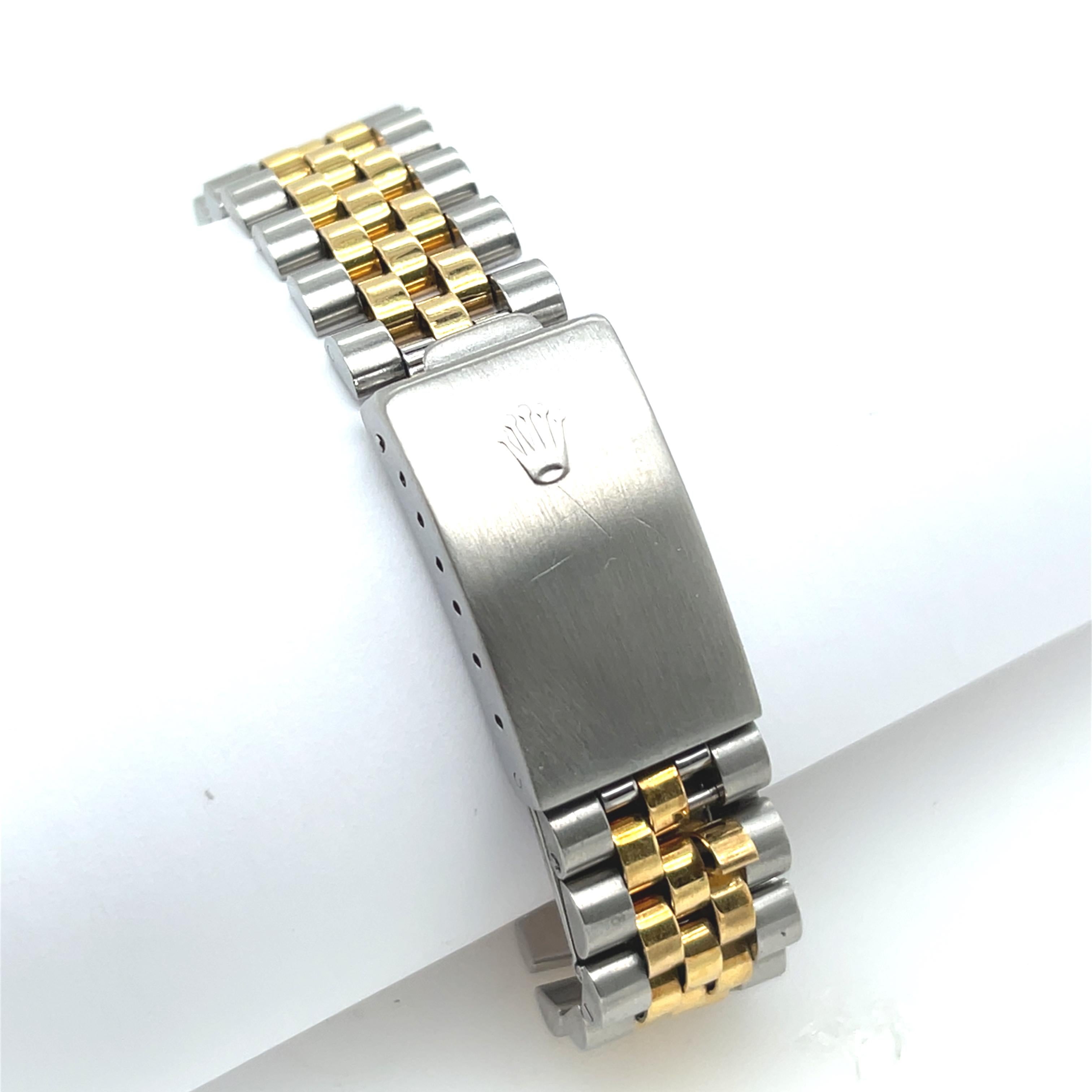 Rolex 18ct Yellow Gold Stainless Steel Datejust 62523H Men's Wristwatch In Excellent Condition For Sale In London, GB