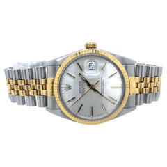 Rolex 18ct Yellow Gold Stainless Steel Datejust 62523H Men's Wristwatch