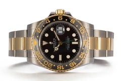 Rolex 18 Karat Gold and Stainless Steel Ceramic GMT Master II 116710
