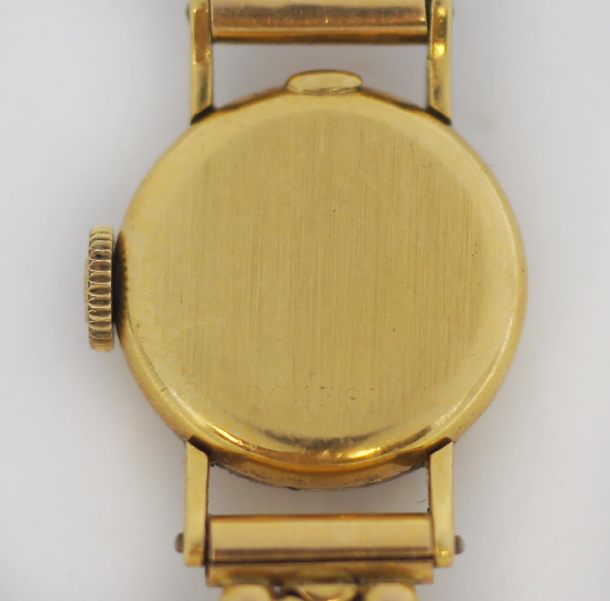 Rolex 18K Gold Vintage Precision Mechanische Uhr mit mechanischem Uhrwerk 2