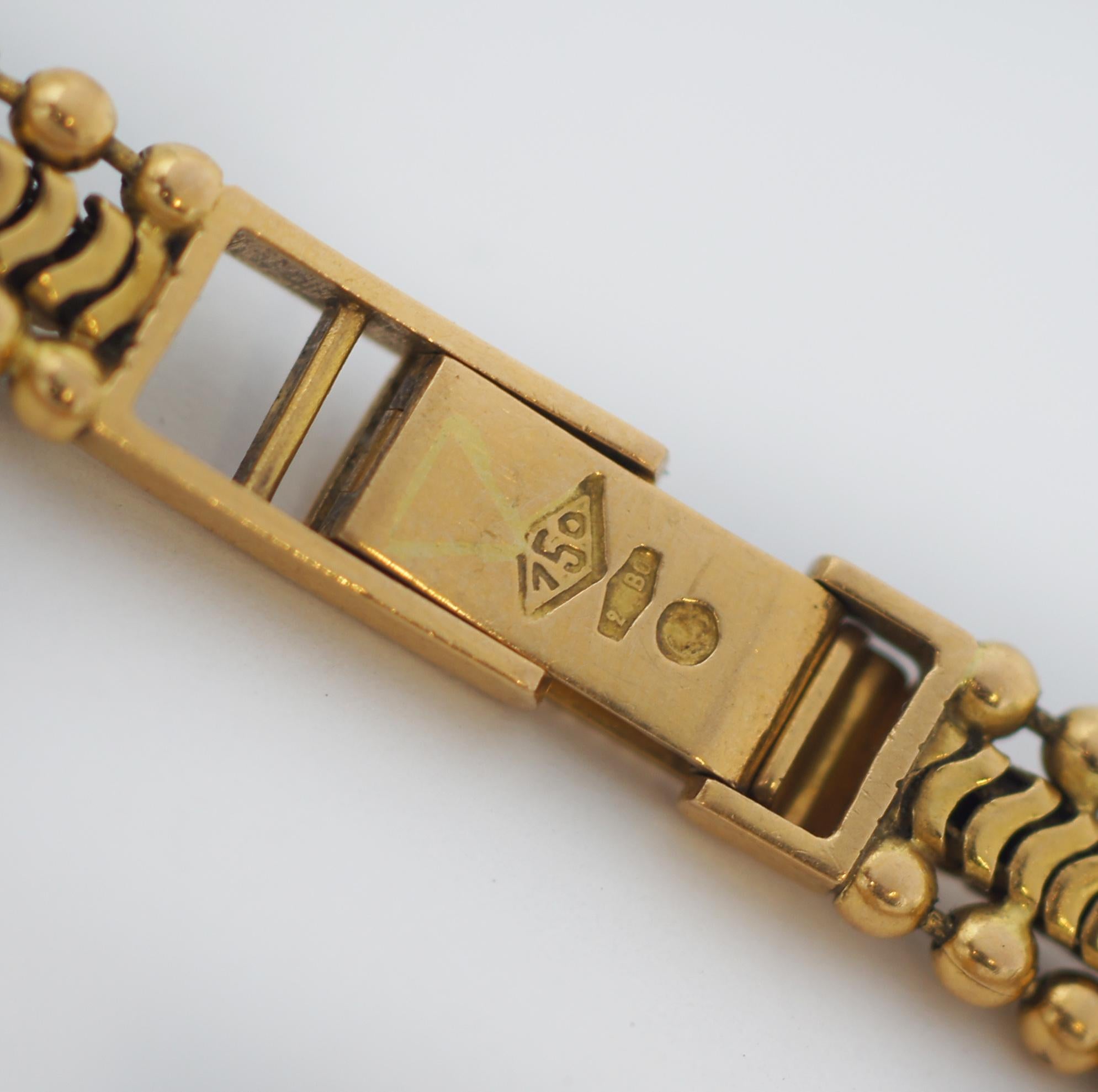 Rolex 18K Gold Vintage Precision Mechanische Uhr mit mechanischem Uhrwerk 3