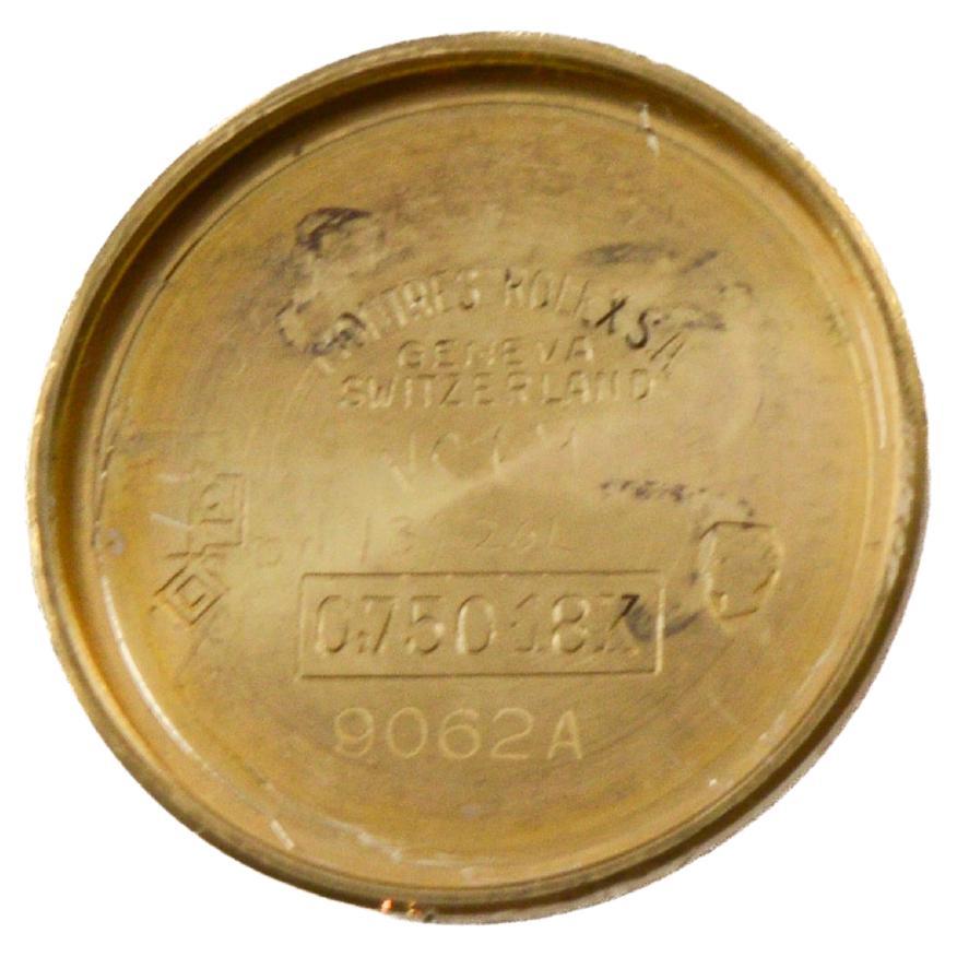 Rolex 18k Solid Gold Orchid Ladies Watch circa 1962 3