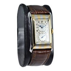 Rolex 18K. Two-Tone Striped Prince with Original Kiln Fired Print Dial from 1935