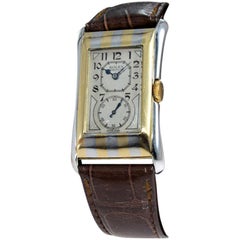 Rolex 18K. Two-Tone Striped Prince with Original Kiln Fired Print Dial from 1935