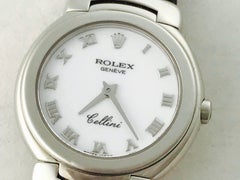 Rolex Ladies White Gold Cellini Quartz Wristwatch Ref 6621/9