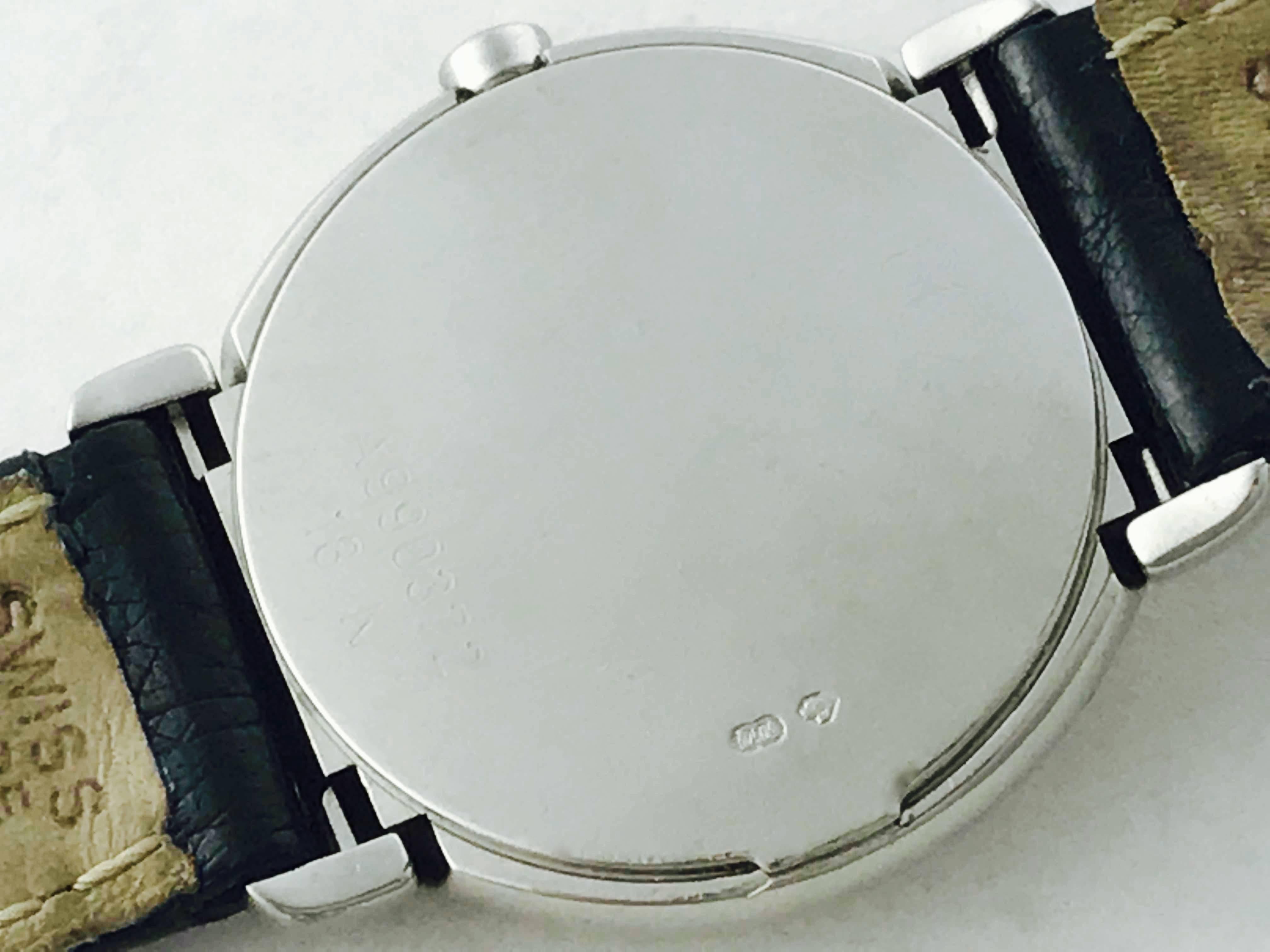 Contemporary Rolex Ladies White Gold Cellini Quartz Wristwatch Ref 6621/9 For Sale